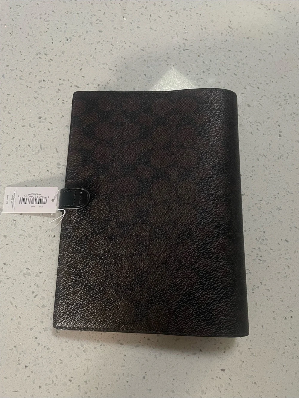 Coach leather planner